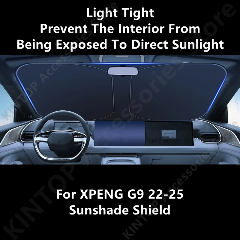 

For XPENG G9 22-25 Sunshade Shield,Sunscreen And Insulation Interior Modification Protection Items Accessories Refit