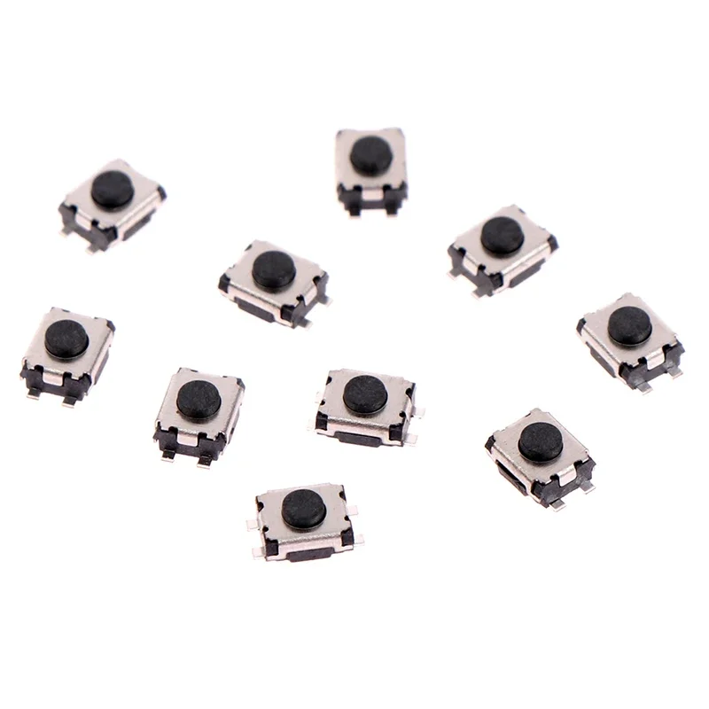 100PCS 4 LEGS MICRO SWITCH FOR CITROEN C1 C2 C3 C4 C5 PEUGEOT RENAULT REMOTE KEY FOB REPAIR SWITCH MICRO BUTTON