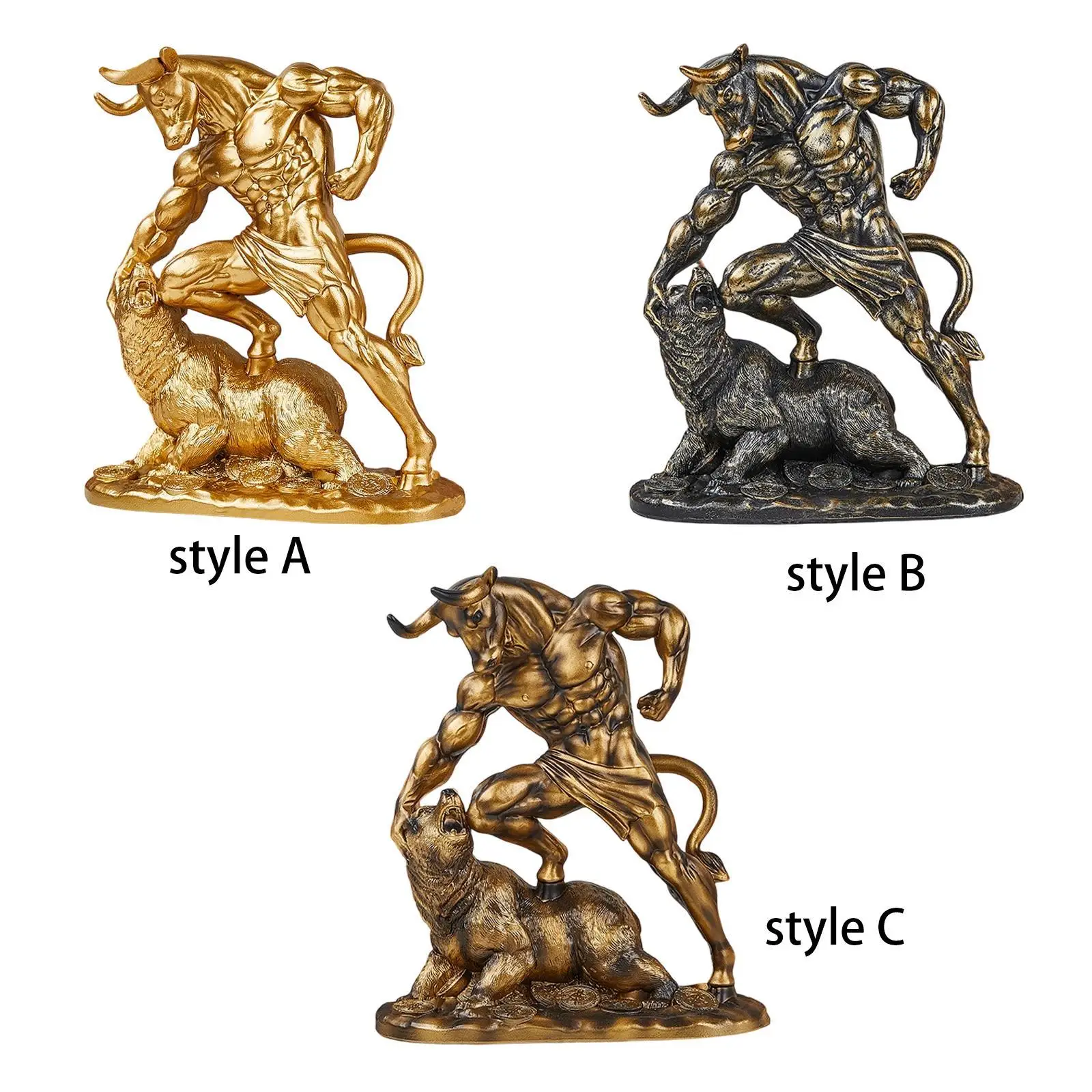

Abstract Animal Figurine Ornaments Resin Desktop Statue Decorative Sculpture for Office Tabletop Decor
