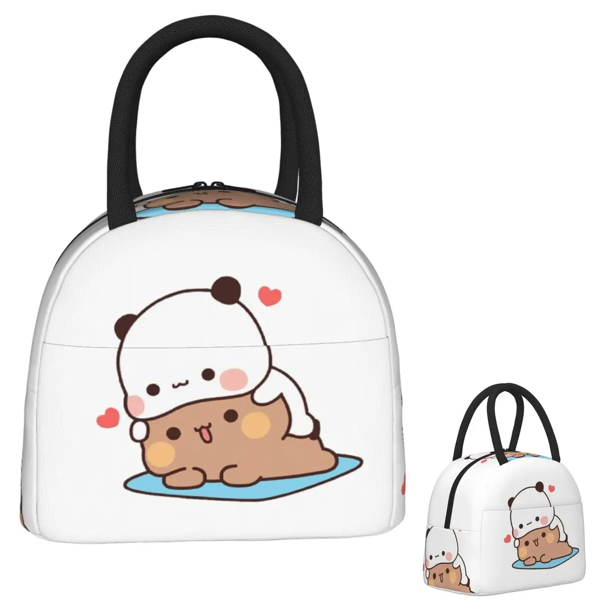 

Bear And Panda Bubu Dudu Balloon Lunch Bags Insulated Bento Box Portable Lunch Tote Picnic Bags Cooler Bag for Woman Kids School