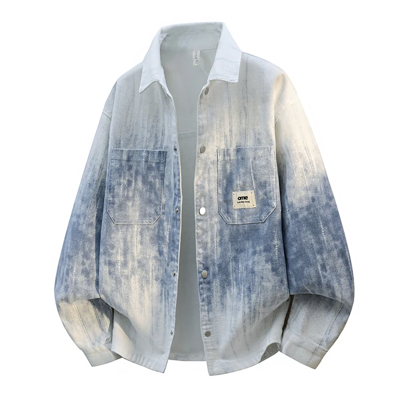 

2026 Spring/Summer New Long-Sleeved Gradient Shirt Couple Style Stylish Outerwear for Men and Women Long-Sleeved Outerwear Shirt
