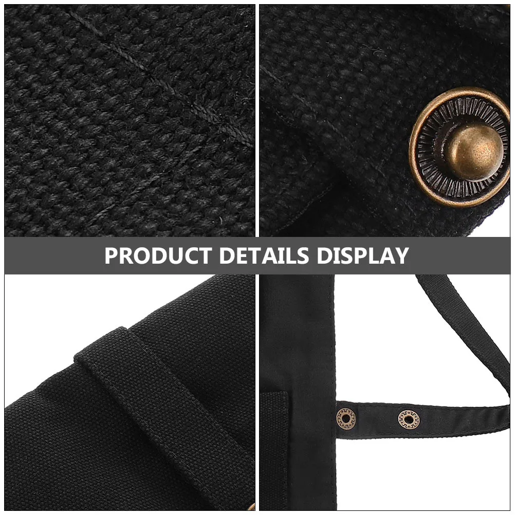2Pcs Watch Organizer Roll Canvas Travel Durable Large Capacity Watch Band Storage Pouch Portable Carrying Case