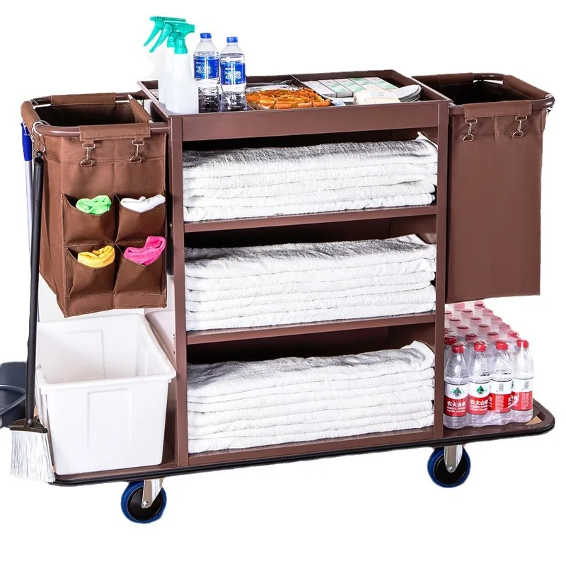 

Hotel rooms, multi-function linen cart, cleaning, work cart, cleaning