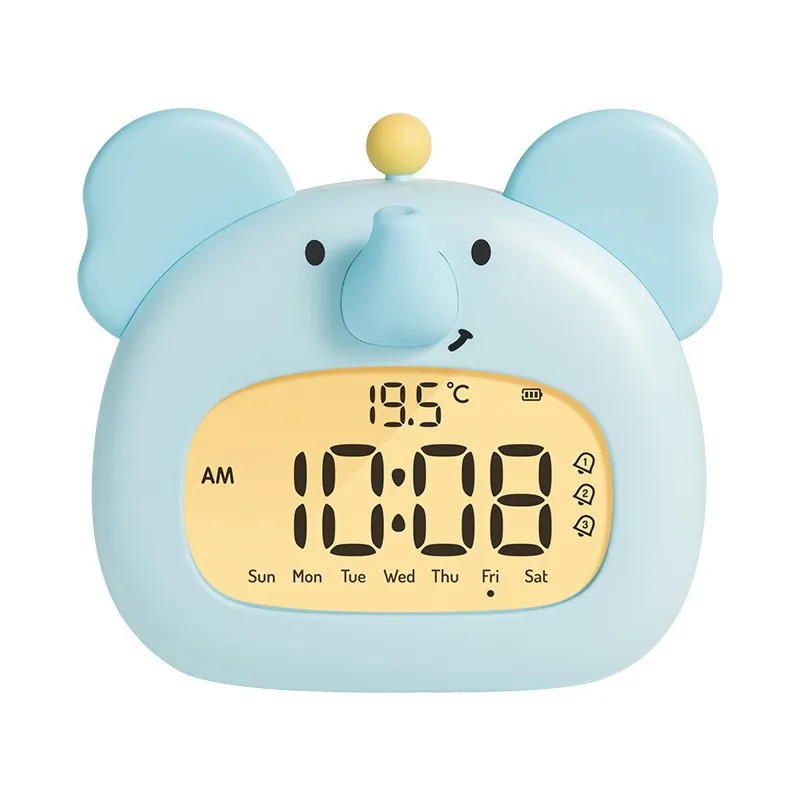 

Wake up team small alarm clock USB charging student wake up clock ornament