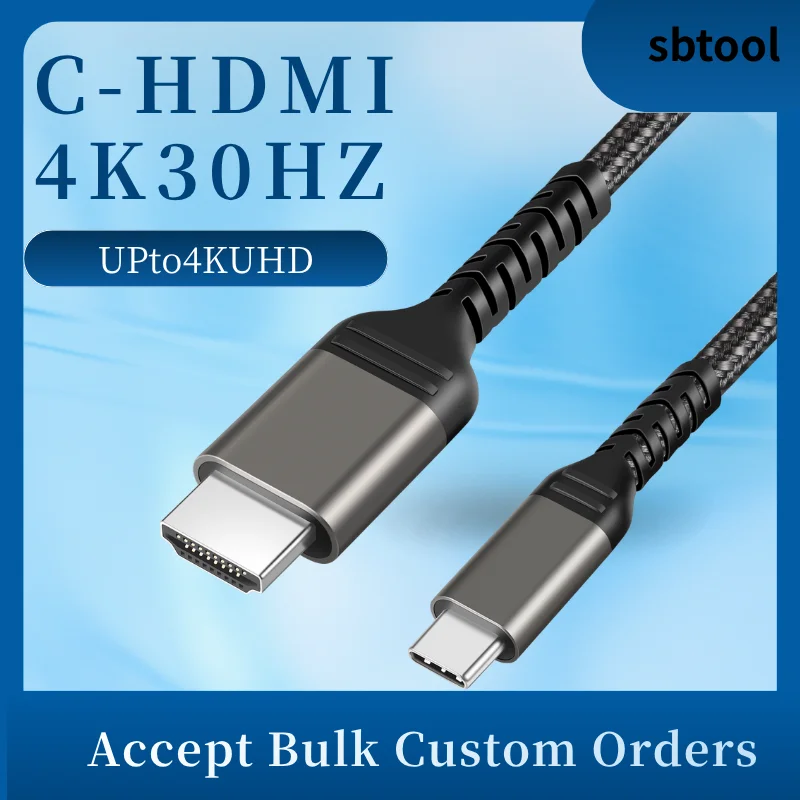 USB C to HDMI Cable 4K HD Screen Mirroring Cable for Phone to TV Monitor