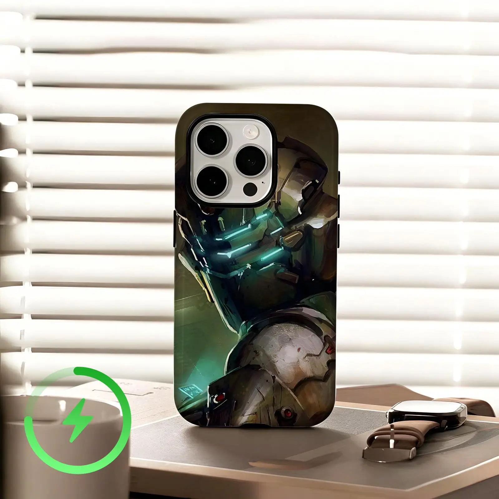 hot game Dead Space  Phone Case For iPhone17 16 16e 15 14 13 12Plus Pro Max Glossy Magnetic Film Case view 4
