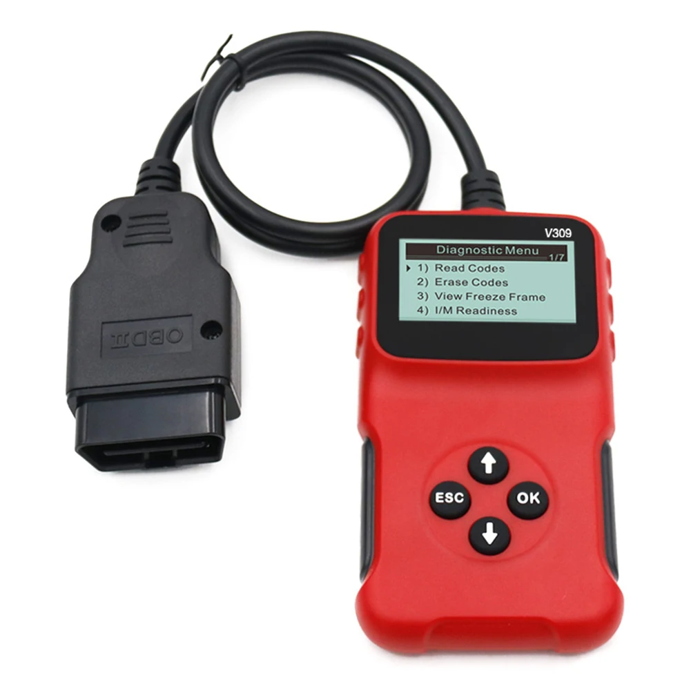 

V309 Car Auto Fault Diagnostic Scanner OBD OBD2 ELM327 Code Reader Check Tool