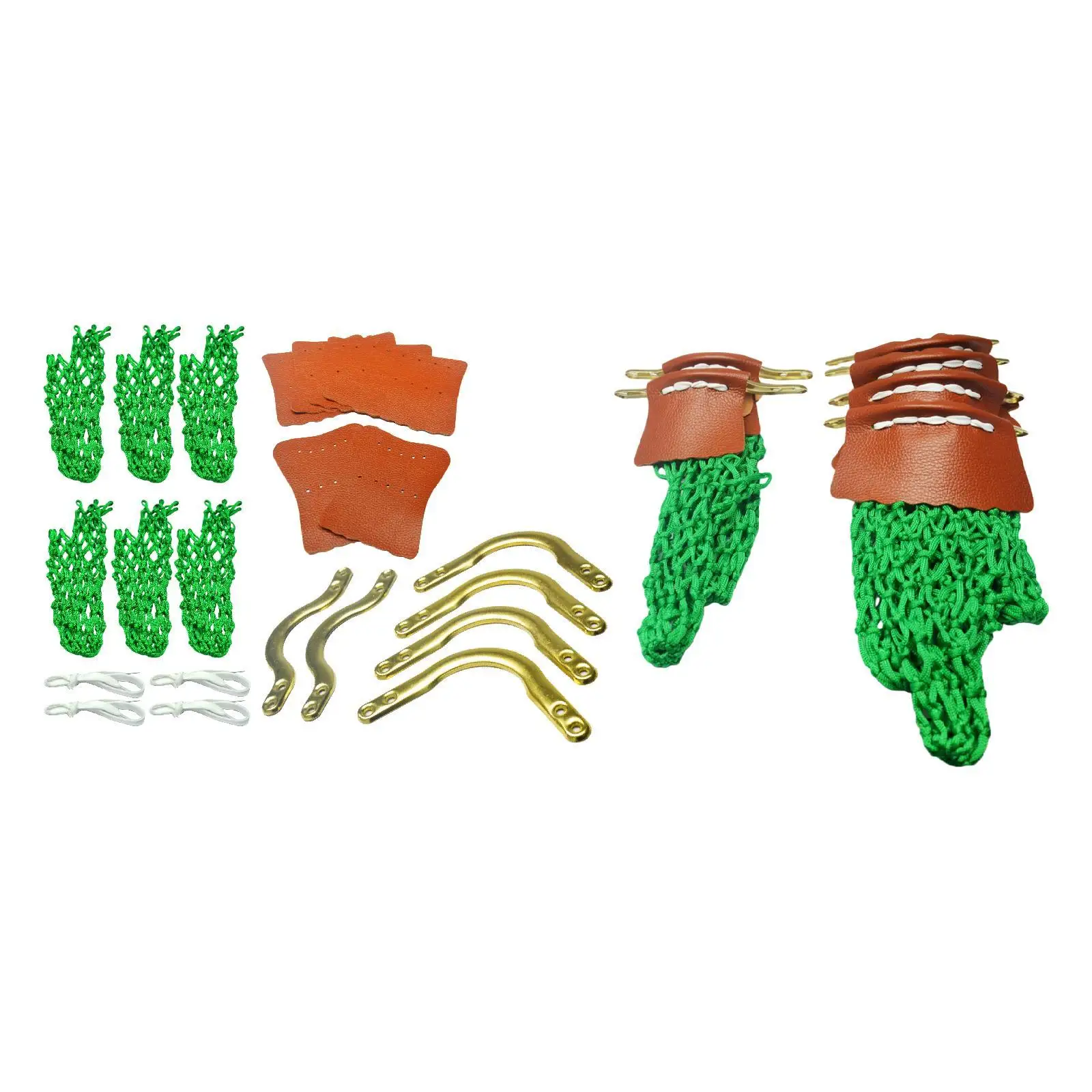 

6Pcs Pool Table Pockets Billiards Mesh Pocket Replace Accessories Hollow Snooker Table Easy Installation Billiards Table Nets