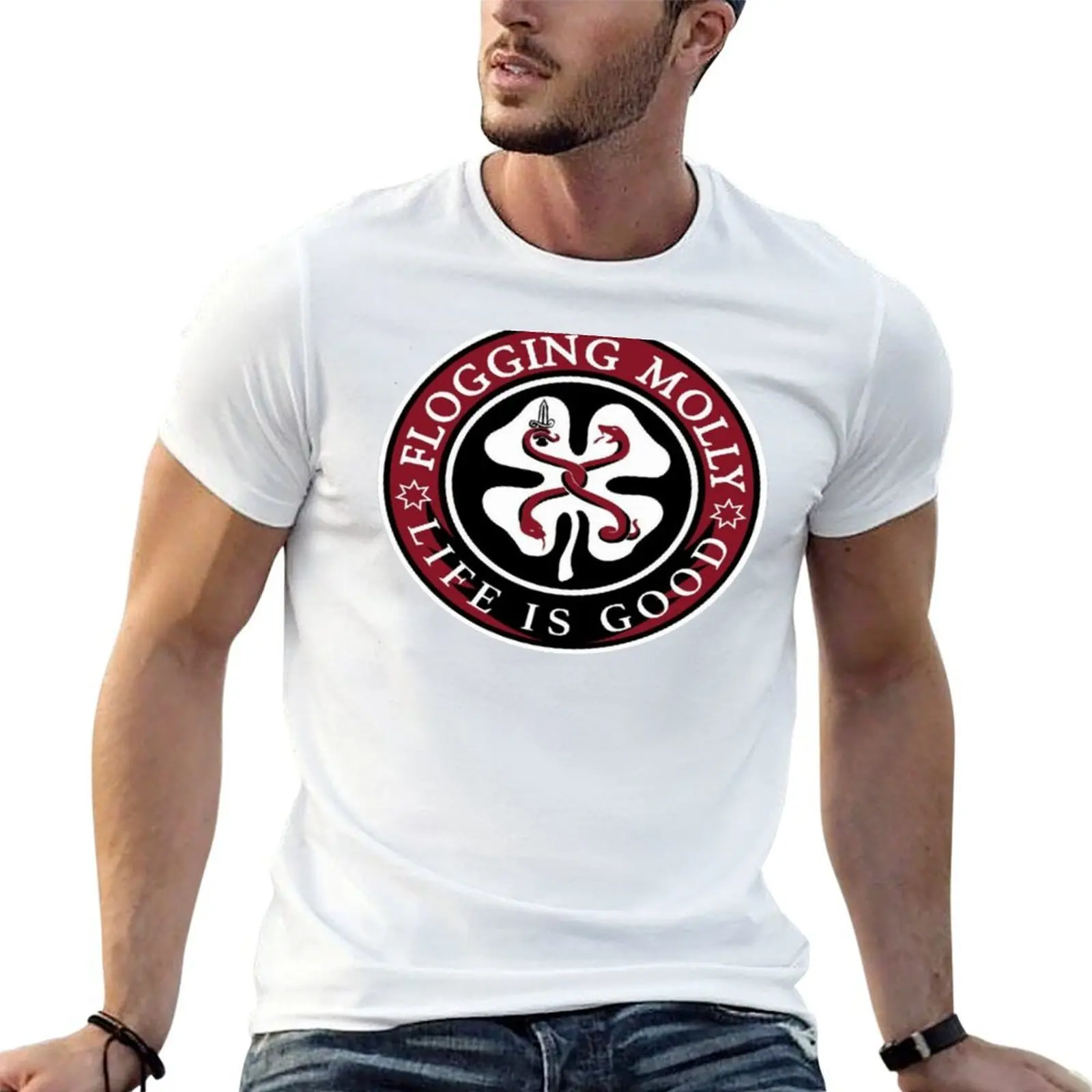 

best selling flogging molly Classic T-Shirt cotton tshirt 100% man t shirt heavy cotton T-Shirt