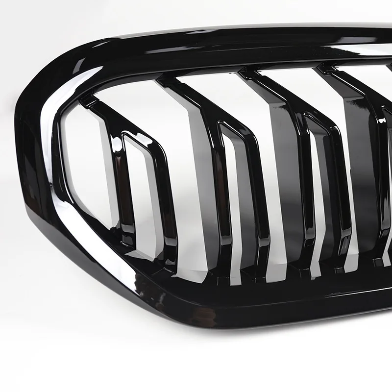 Suitable for BMW 5 Series G30 G38 Bright Black Grille 525 530li Modified Double Bar Grille 2021-2023 Auto Parts Personality