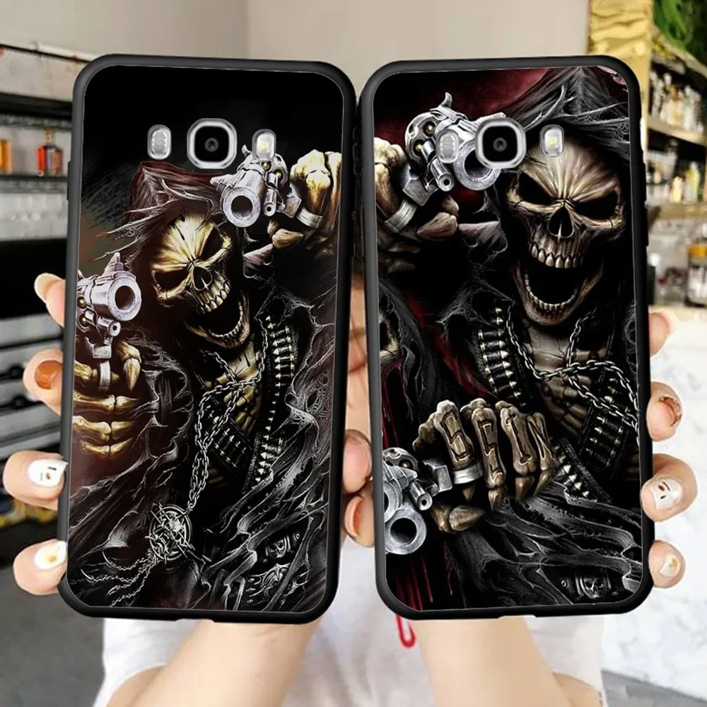 

Grim Reaper Skull Skeleton Phone Case For Samsung J 7 Plus 7core J7 Neo J6 Plus Prime J6 J4 J5 Mobile Cover