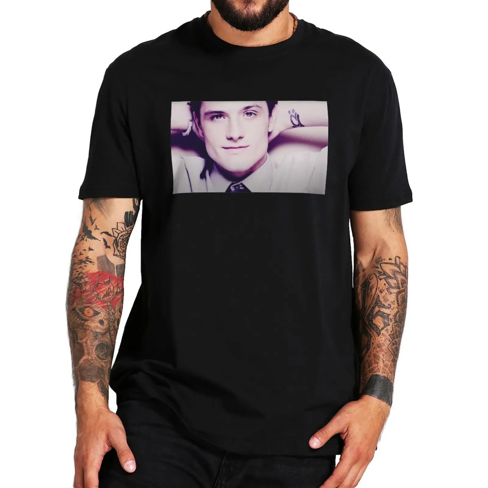 

Josh Hutcherson T Shirt Retro Peeta Mellark Fans Y2k Gift T-shirts For Men Women 100% Cotton Soft Unisex Tee Tops EU Size