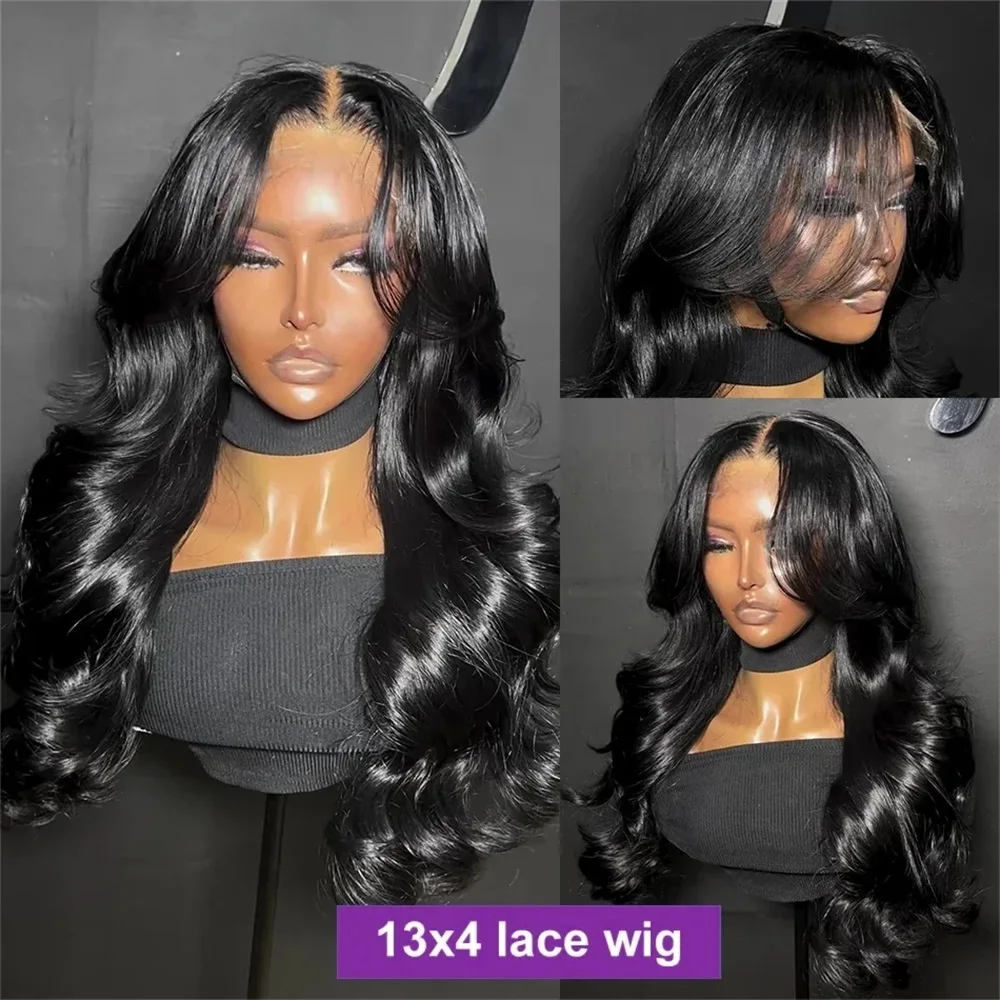 Pre Cut Glueless Wig Human Hair Ready To Wear 6x4 5x5 Lace Closure Wig Pre-plucked Brazilian Body Wave 13X4 13x6 Lace Front Wigs