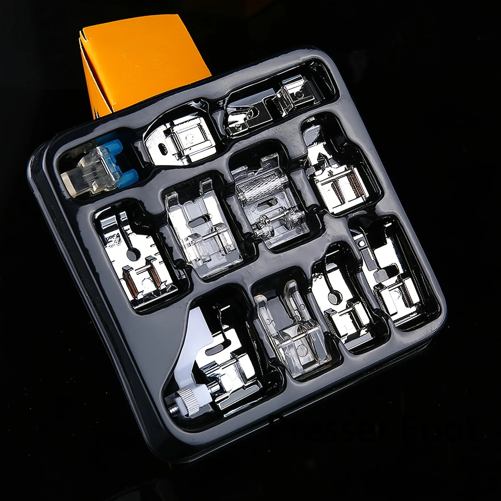 Box Of 11pcs Presser Feet Sewing Machine Parts Presser Feet Suitable For Brother Singer Janome Babylock view 3