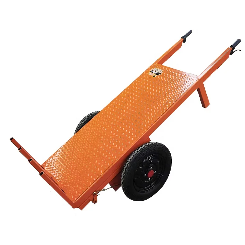 electric trolley carts with 1000W DC BL motor differential rear axle unloading transport construction site Pulling brick car