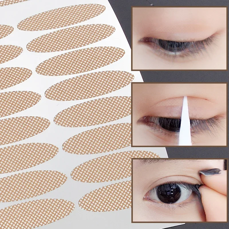 480PCS Invisible Lace Double Eyelid Tape Stickers Transparent Self Adhesive Naturally Traceless Eye Makeup Accessories Stickers