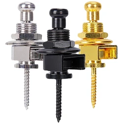 3 Colors Available Guitar Strap Lock Straplock Button for all Acoustic Electric Bass Guitar Strap Guitar Accessories