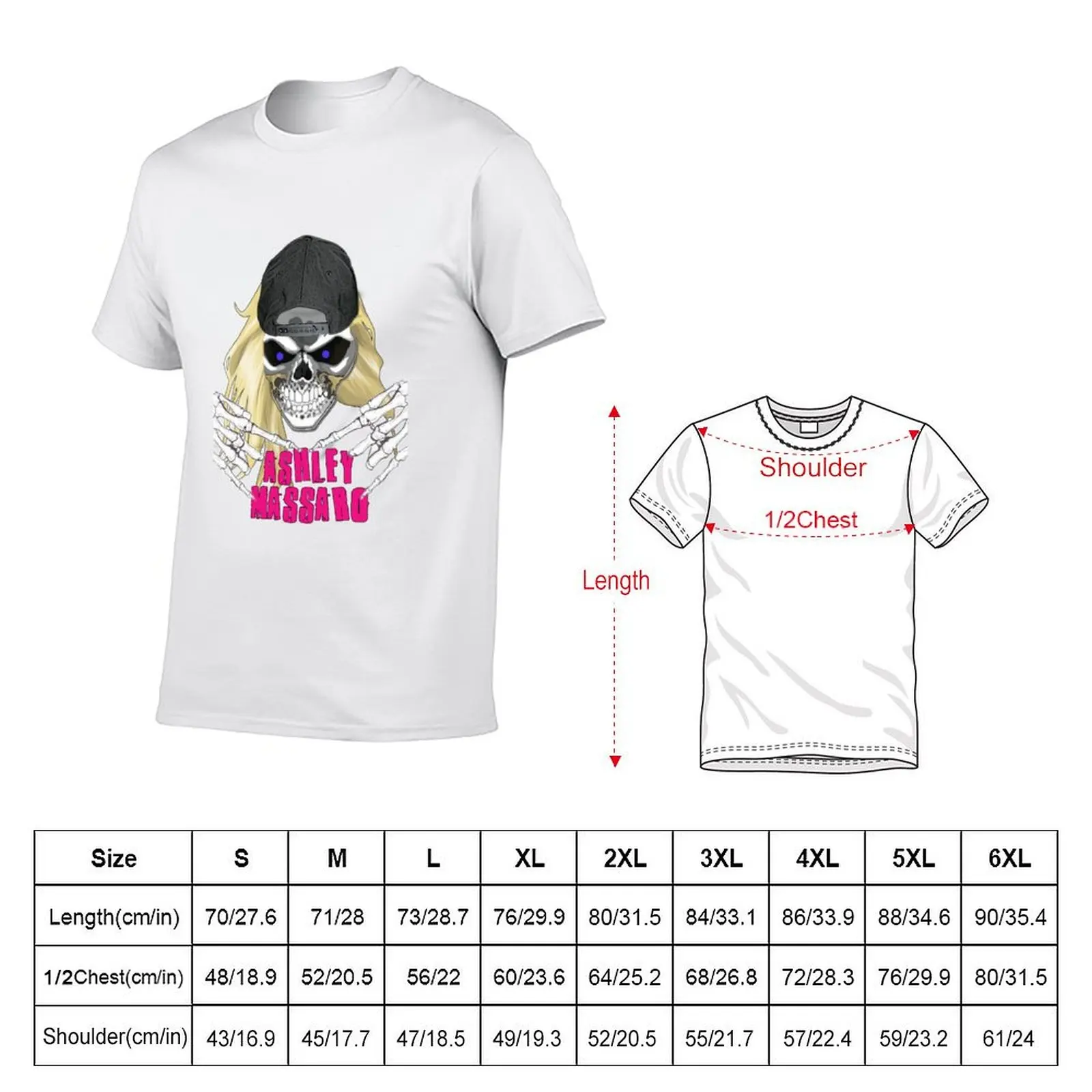 Ashley Skull T-Shirt Independence Day Short Sleeve T-Shirt