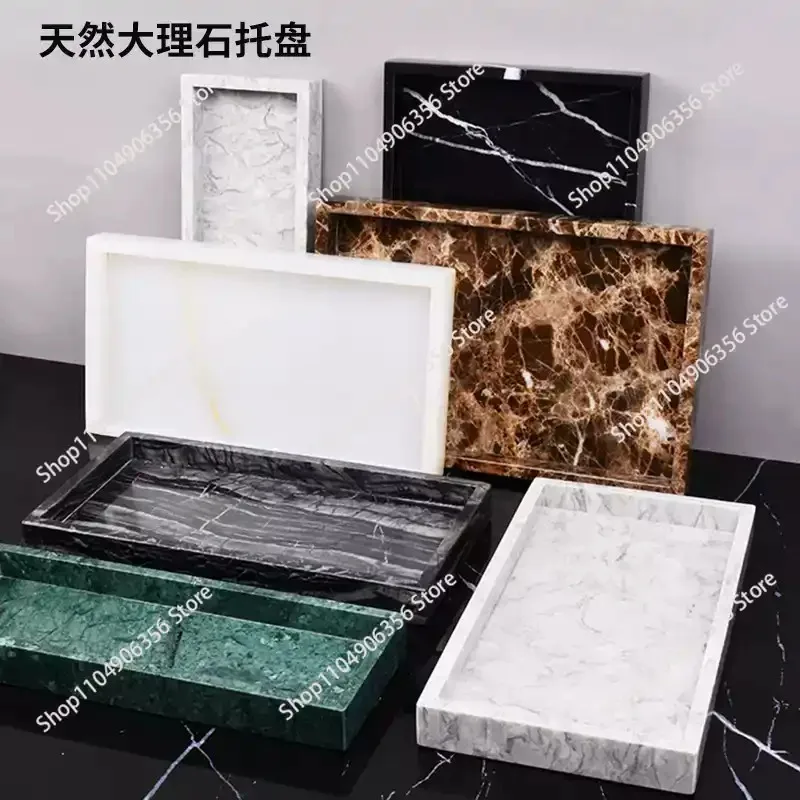 

Поднос-органайзер из натурального мрамора (желтый травертин) 30x20x3 см для индивидуальной настройки, доступен в 13 цветах