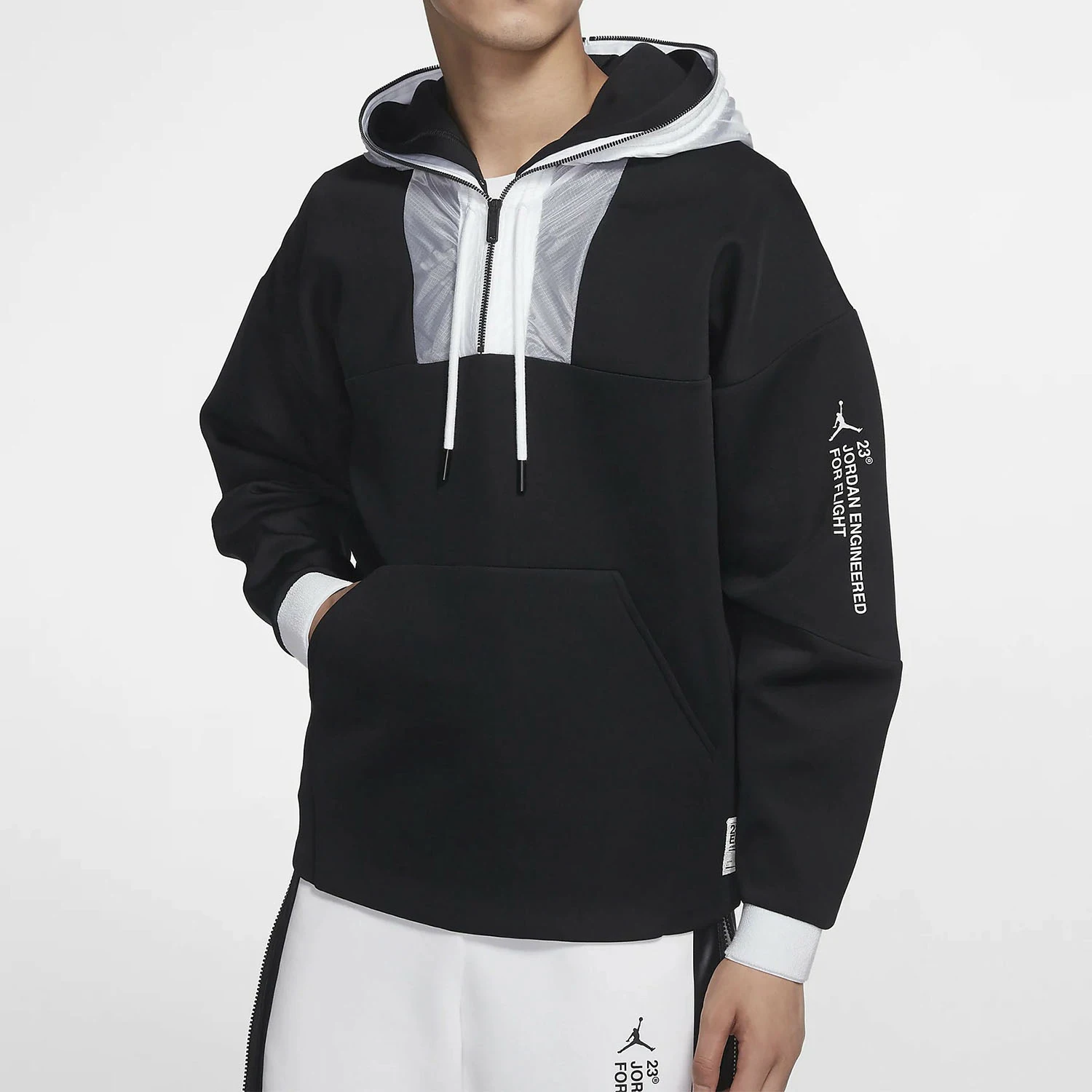 

Nike Authentic JORDAN 23 ENGINEERED Mens Casual Hooded Sweatshirt AT9780-010