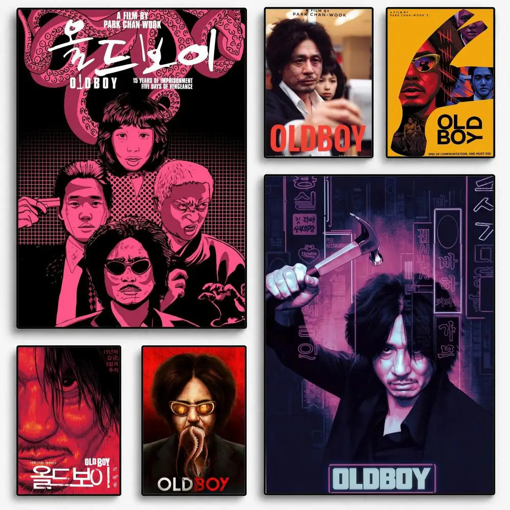 Classic Movie Oldboy Poster Room Home Decoration Interior Wall Art Printing Garage Posters Gift