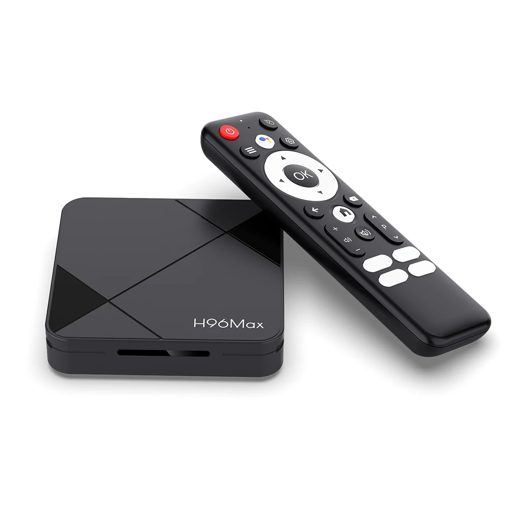 مشغل الوسائط Android 14 BT5.4 RK3518 رباعي النواة H96Max 4K HD TV مشغل الوسائط صوت التحكم عن بعد مساعد الماوس