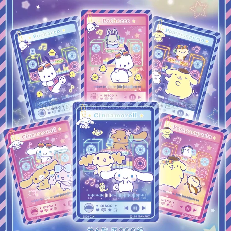 VANCARD\'S Sanrio Girls Diary Card Booster Box HelloKitty Kuromi Melody Cute Collection Trading Cards Toy Children Christmas Gift