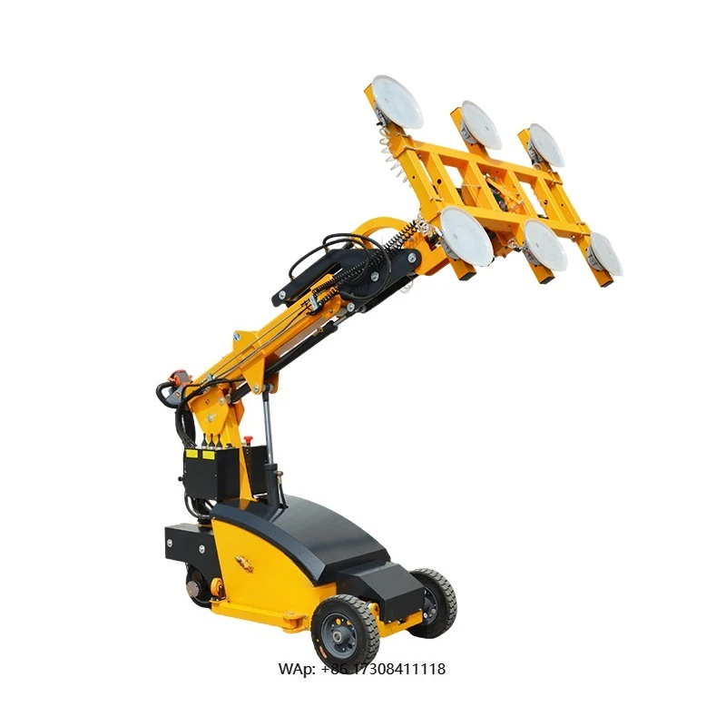 تصميم وحدات، روبوت تركيب زجاجي متعدد الوظائف للتحكم PLC بالطاقة الشمسية