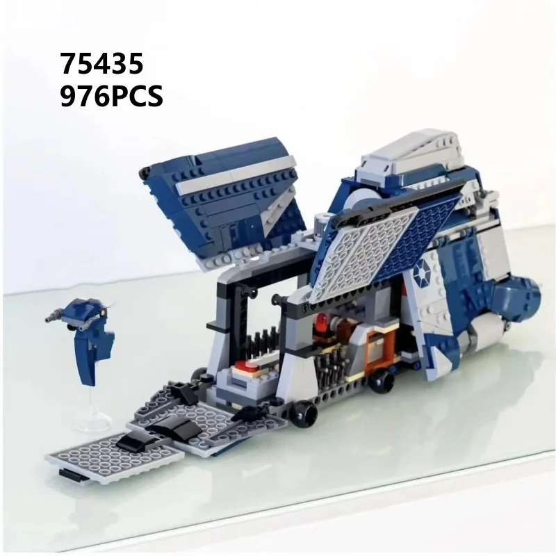 

75435 Modification Military SpaceShip Building Blocks Model Gift 976PCS Brick Children's Educational Toys