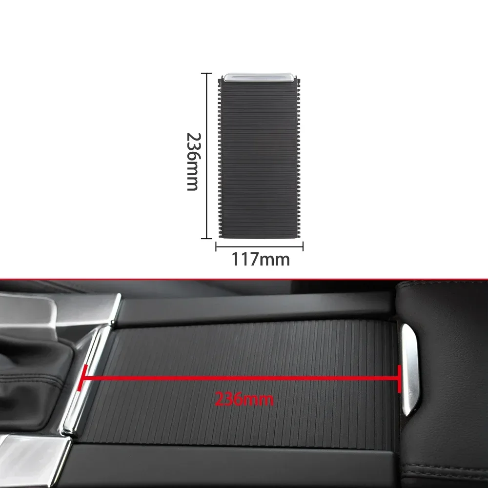 

For Volvo XC60 2009-2017 S60 S60L 2011-19 Car Center Console Sliding Shutters Cup Holder Roller Blind Cover Replacement 39868873