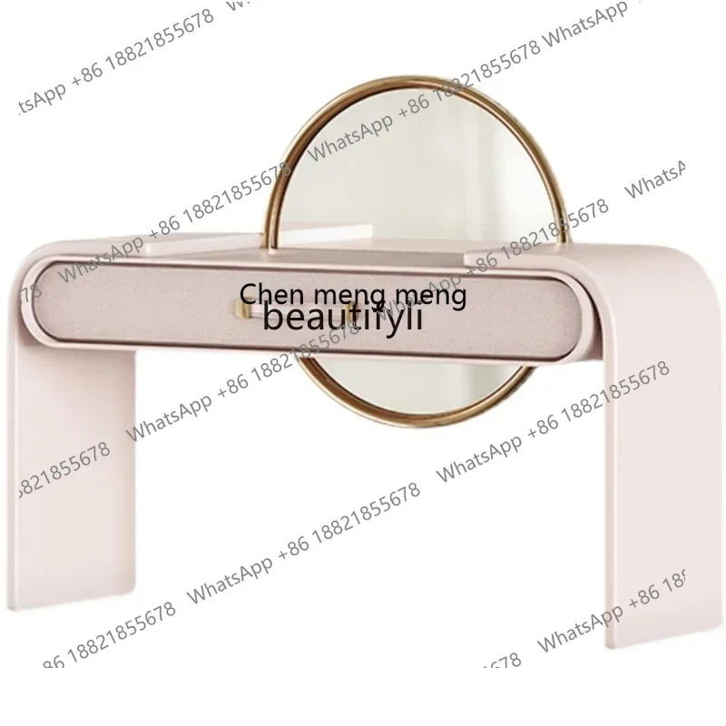 G153 57 Model room bedroom dresser simple small high-end light luxury makeup table dresser integrated