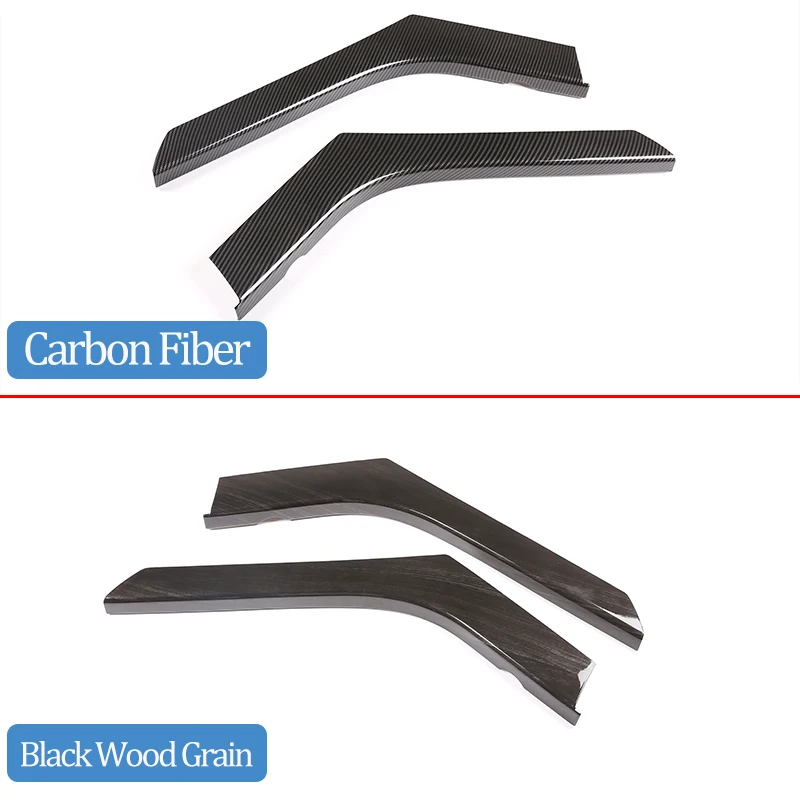 For Land Rover Range Rover Evoque 2012-2018 Carbon Fiber/Black Wood Grain Center Console Decoration Strips Trim Car Accessories