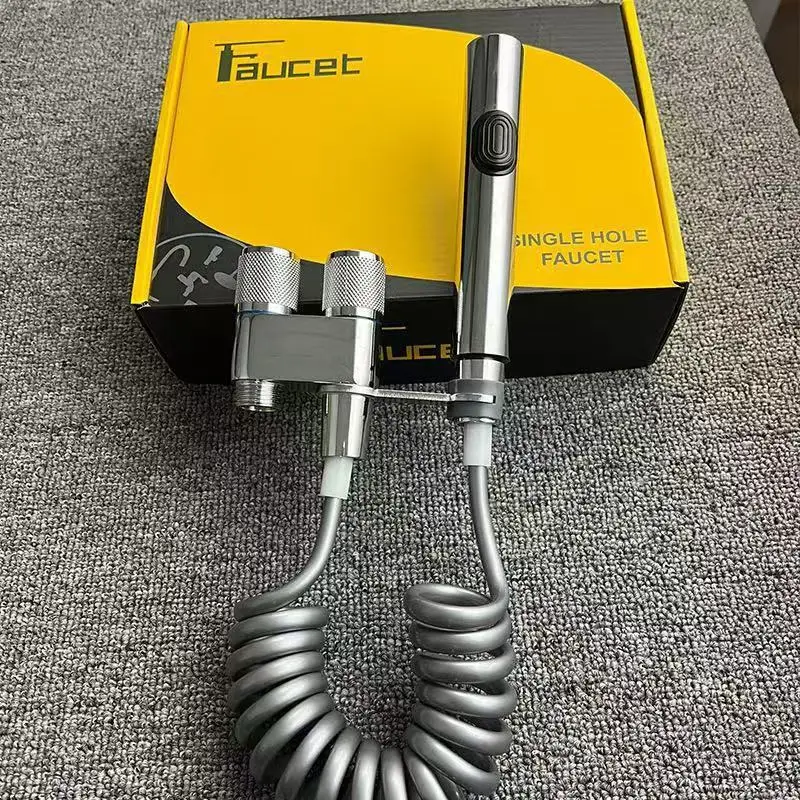 Toilet Significant Other Spray Flush One in Two Out Faucet Angle Valve with High Pressure Water Toilet Toilet Bidet