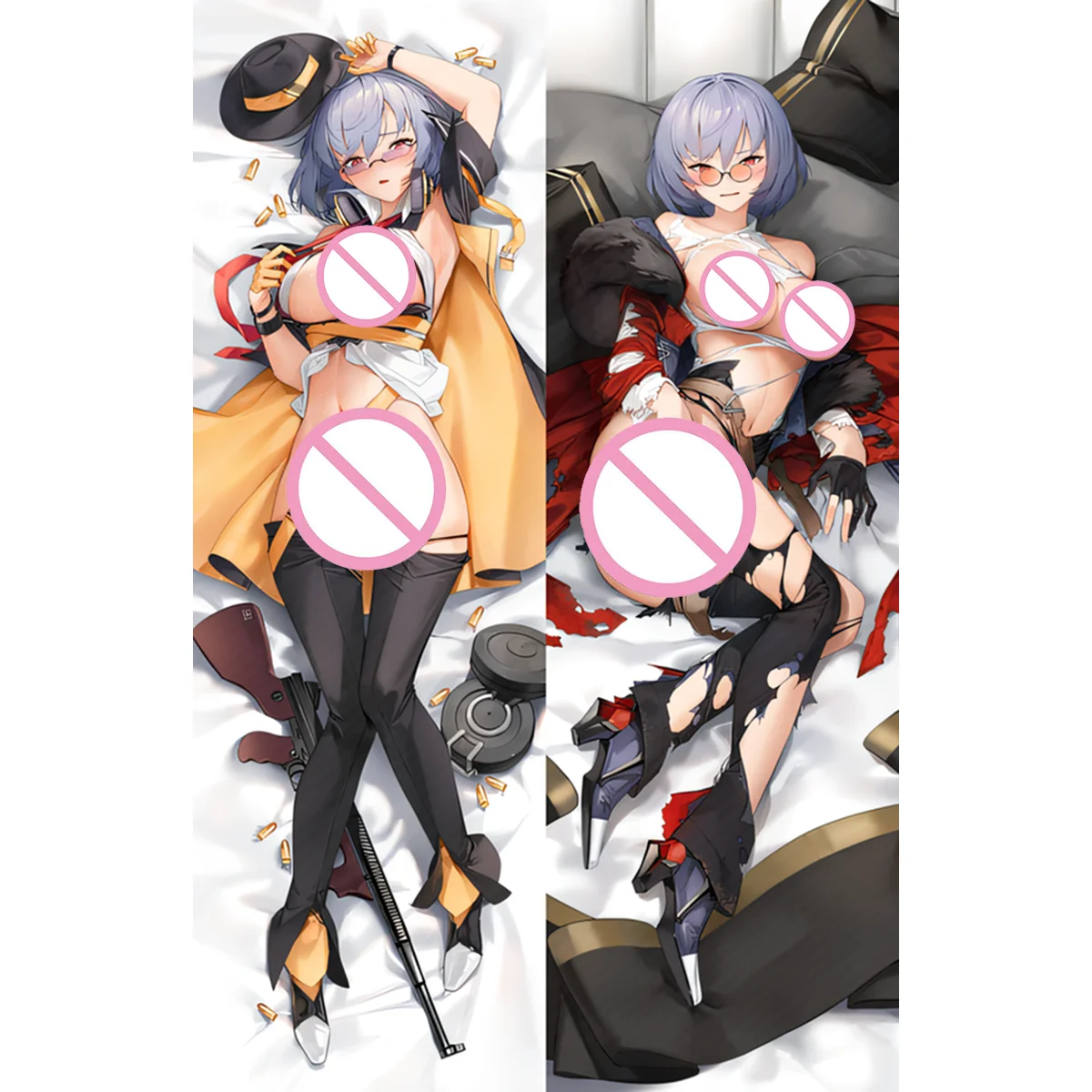 

Чехол для девочек Frontline Thompson Dakimakura, чехол для взрослых, длительный размер в натуральную величину, наволочка для тела, подарок «сделай сам», индивидуальный принт