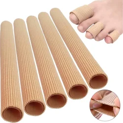 15cm Silicone Tube Toe Gel Protector Cover Finger&Toe's Fabric Gel Bandage Corns Blisters Calluse Pain Relief Foot Care Tools