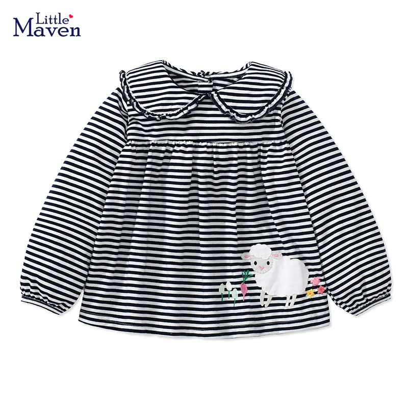little-maven-animal-ovelhas-meninas-mangas-compridas-listrado-camiseta-bebe-meninas-criancas-roupas-casuais-primavera-outono-topos-para-criancas