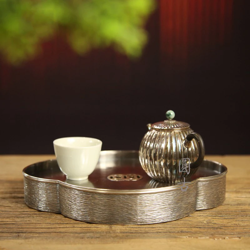 Storage Dishes Tea Tray Hospitality Dining Valet Coasters Smoking Perfume Tea Tray Coffeeware Decorative Bambu Home Products