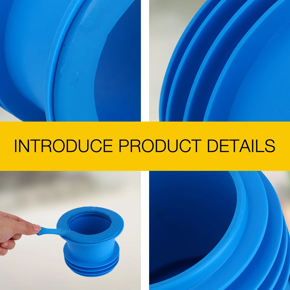 

s Anti Odor Flange Ring Thick Rubber Strong Seal Pipe Sealing Ring Waterproof Flush Tank Gasket Universal