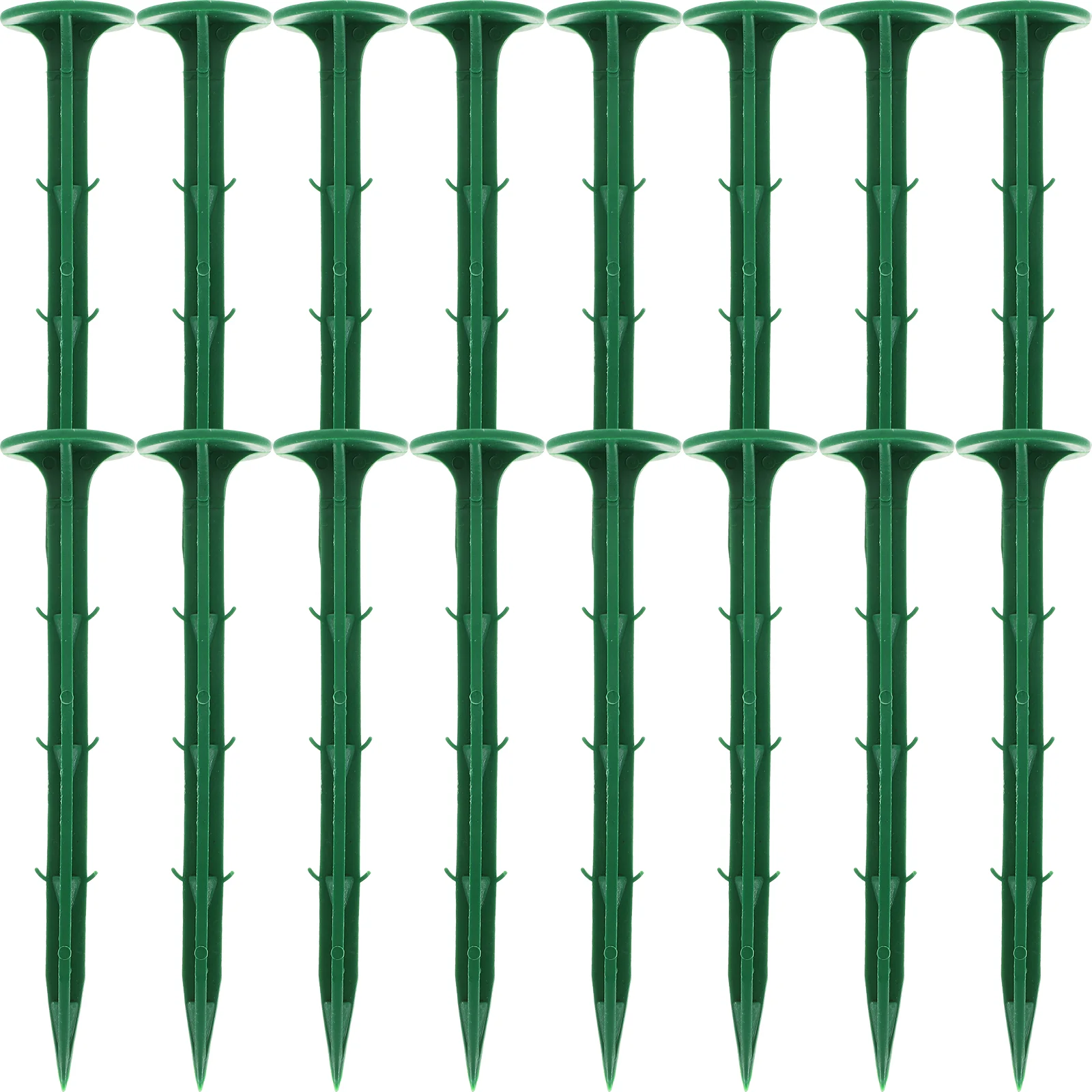 

100 Pcs Landscape Stakes Orchard Greenhouse Nails Plant Plastic Stakes for Ground Landscape Fabric Tent Weeding Cloth Tarp