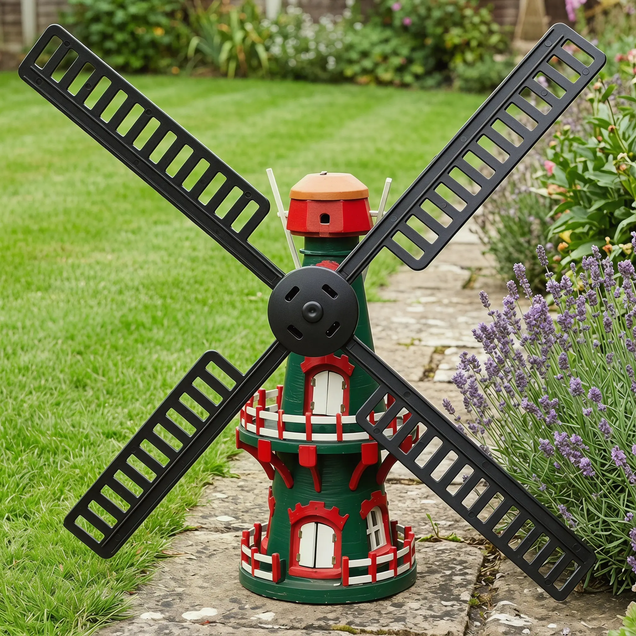 Garden Pinwheels Wind Spinners Windmill Blade Accessories Part Fans Decoration Blades Creative