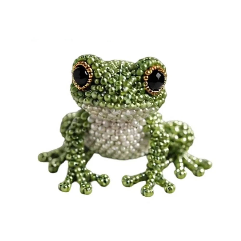 3D Animals Bead Embroidery Set Educational Handcraft DIY Animals Beadwork Crafts Kit Play Projects Colorful Jewelry Making Set