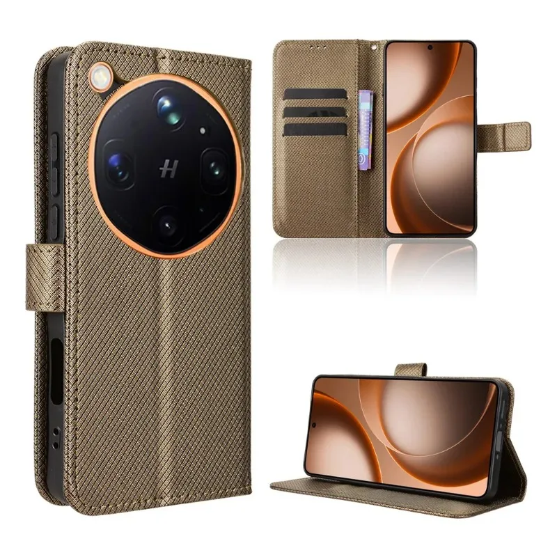 

Skinlee For OPPO Find X9 Ultra Flip Wallet Case Leather Particles Diamond Texture Magnetic Cover For OPPO Find X9S Shell