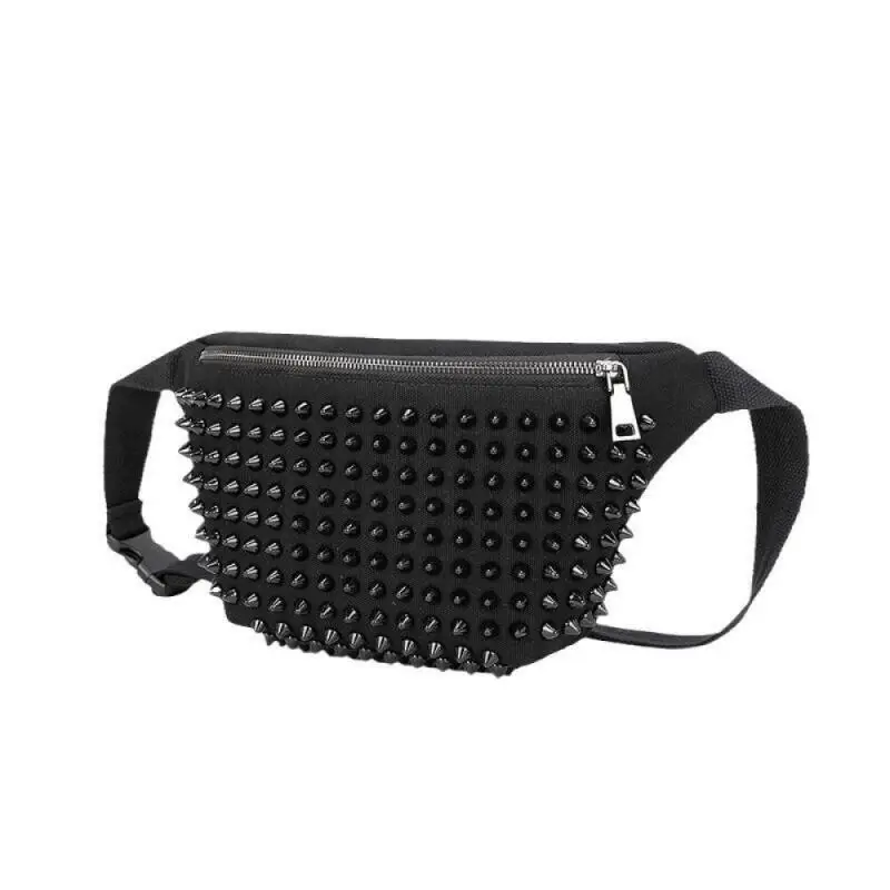 

Fashion Niche Chest Bags Retro Personalized Crossbody Bags Advanced Rivet Canvas Bags Multifinonal Summer New Trend Waist Packs