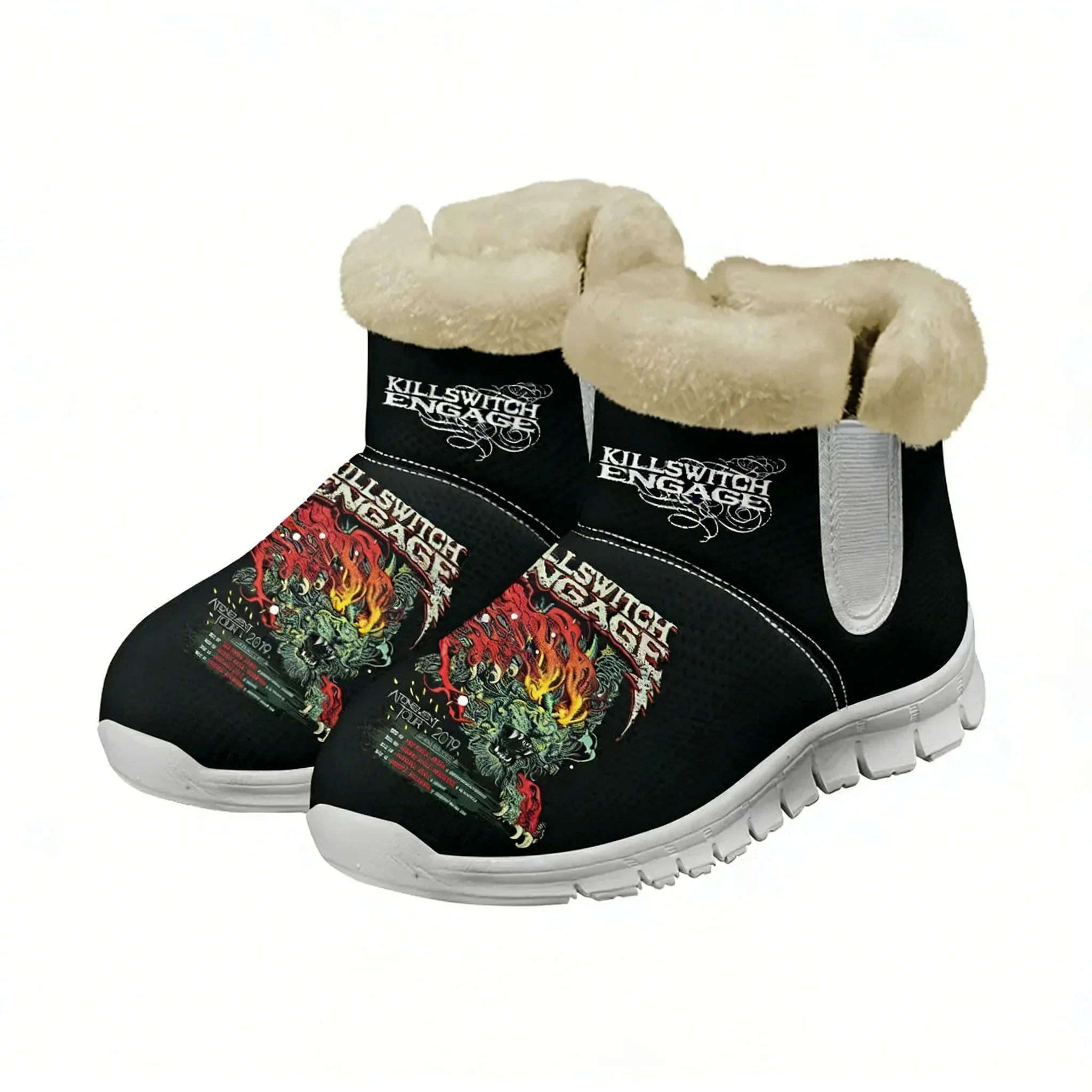 

Killswitchs Engages Band Snow Boots MensWomens Teenager Shoes Keep Warm Casual Winter Outdoors Boot Lightweight Sports