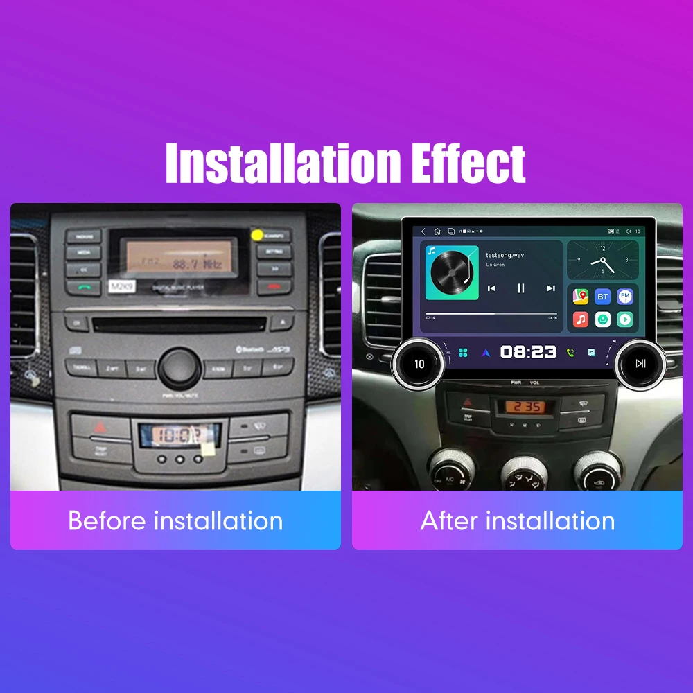 

11,8-дюймовый 2K двойной ручкой 2 Din автомобильный радиоприемник для Honda Korando 2010-2013 автомобильный радиоприемник DVD мультимедийный видеоплеер Android Auto Carplay