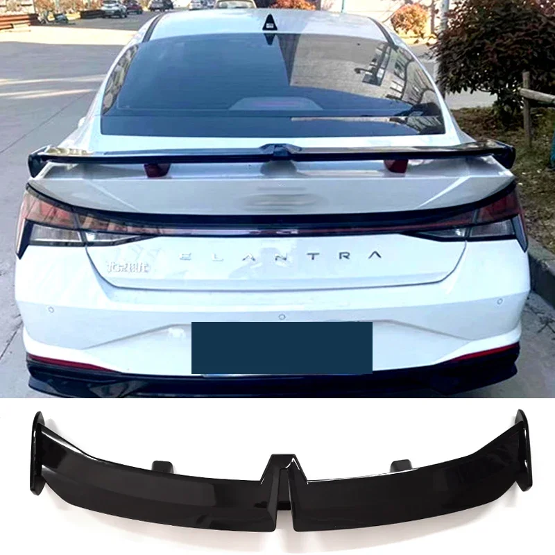 

Avante Spoiler for Hyundai Elantra CN7 Sonata Universal Car Trim Type W ABS Material Modified Tailbox Lip Spoiler