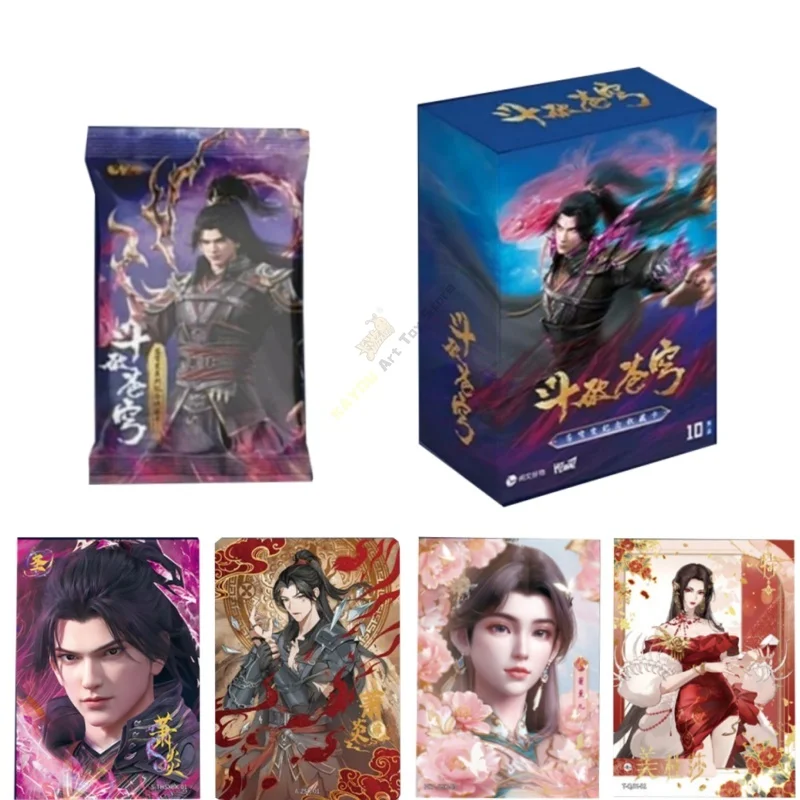 

Оригинальные карты Battle Through The Heavens, серия Sky Change Xiao Yan Xiao Xun'er, коллекция периферийных устройств, карты, игрушки, подарки