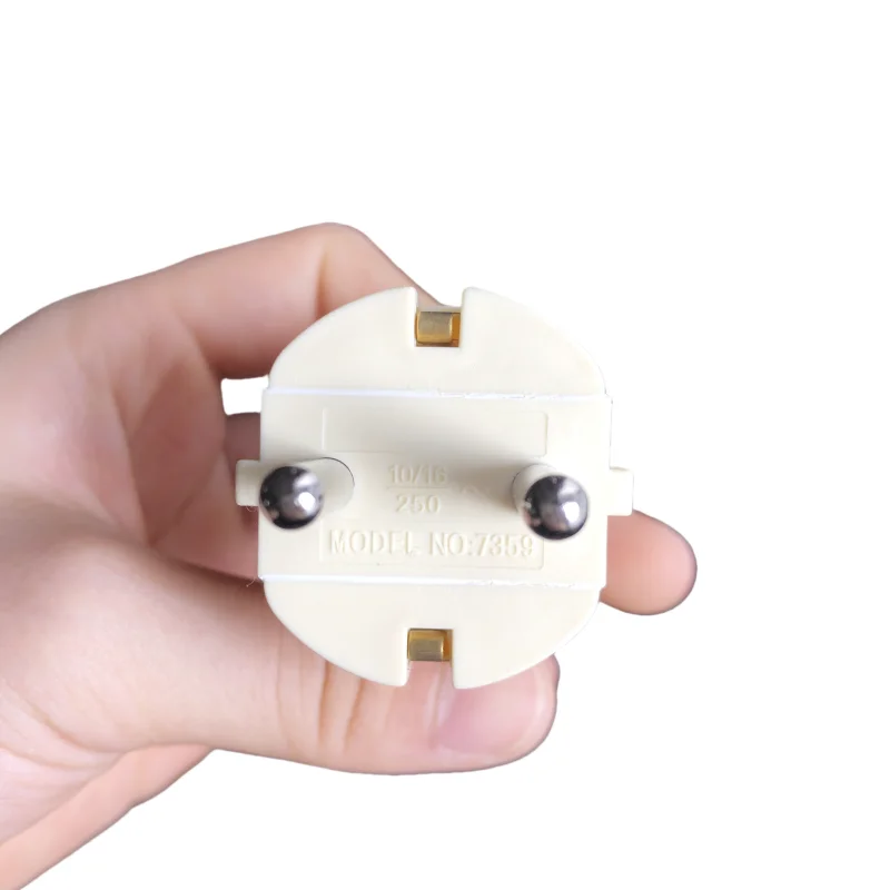 EU Schuko Plug 16A 250V 2500W CE Certified Full Copper Detachable Wiring German Standard Assembly Power Plug