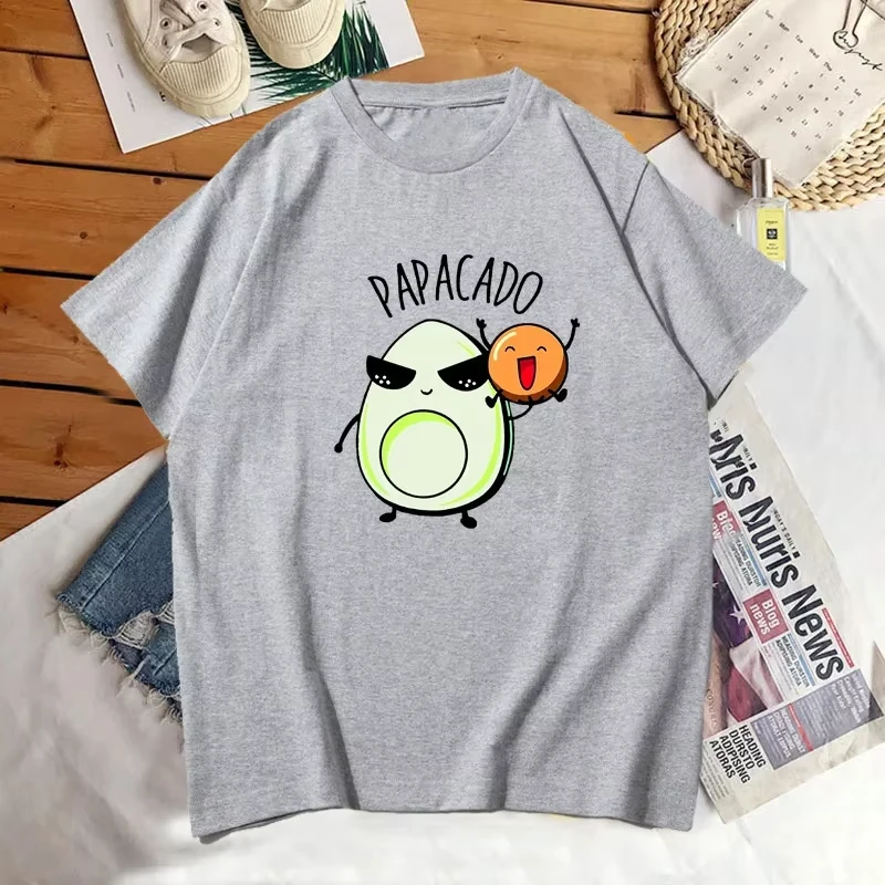 Pregnancy Announcement T Shirt Women Men Fuuny Avocado Dad Papacado Mamacado Tshirt Summer Cotton Short Sleeve Woman Clothes