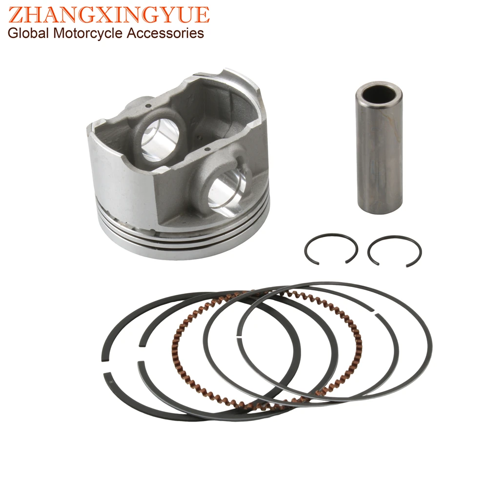 Scooter 57.4mm Symphony150 Crox150 Piston Kit For SYM GR150 JP150 Jet 4 Symphony Crox Jet 4 150cc 4T A61